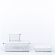 10-Piece Fridge & Freezer Storage Set – The Ultimate Organisation Solution with clear bins for kitchen and pantry use.