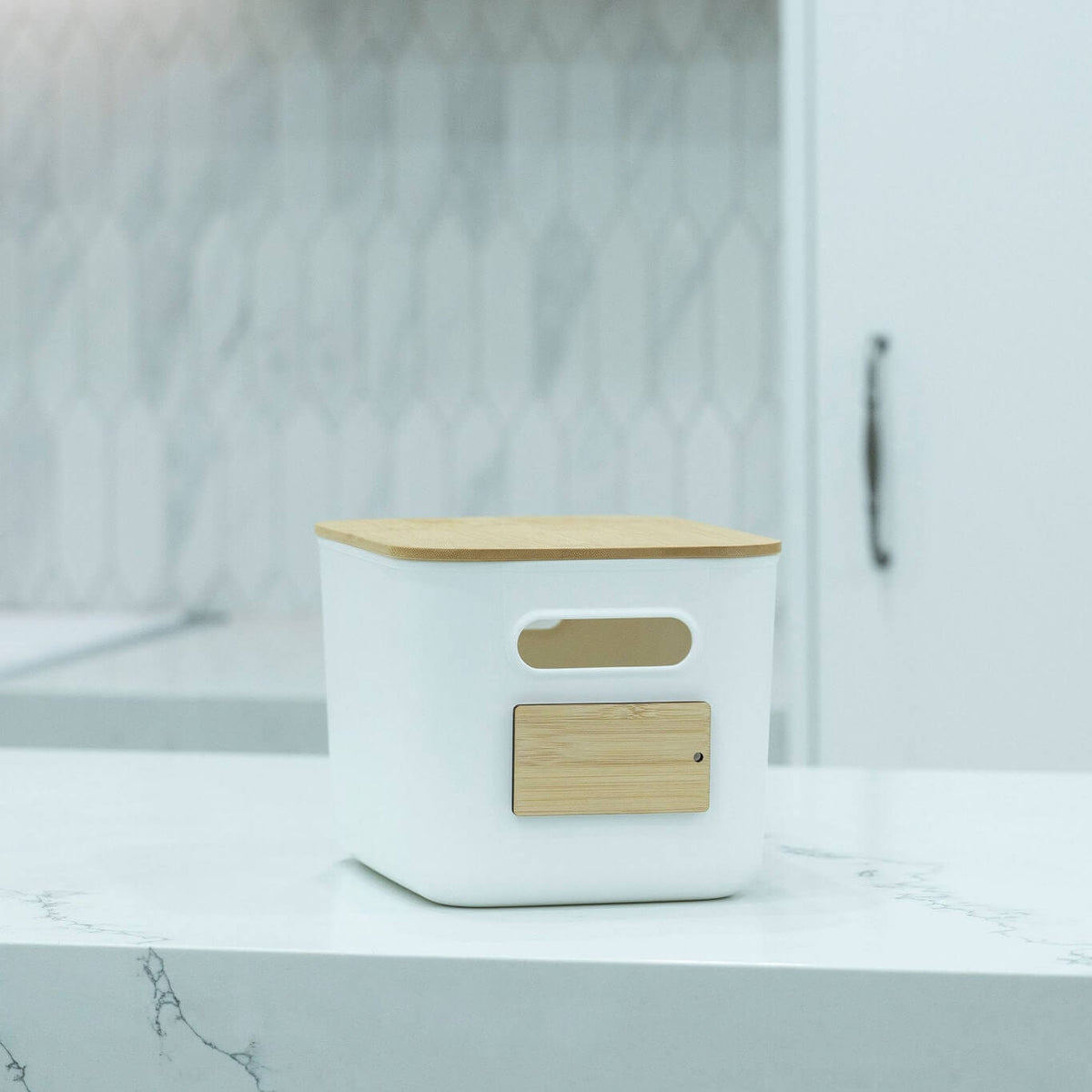 Plastic & Bamboo Storage Containers – Multi-Purpose Organisers