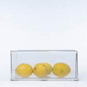 Clear Modular Drawer Organiser – Large holding lemons, ideal for kitchen and pantry organisation to maintain tidy storage.