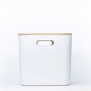 Plastic & Bamboo Storage Containers – Multi-Purpose Organisers for sleek kitchen or pantry organisation.