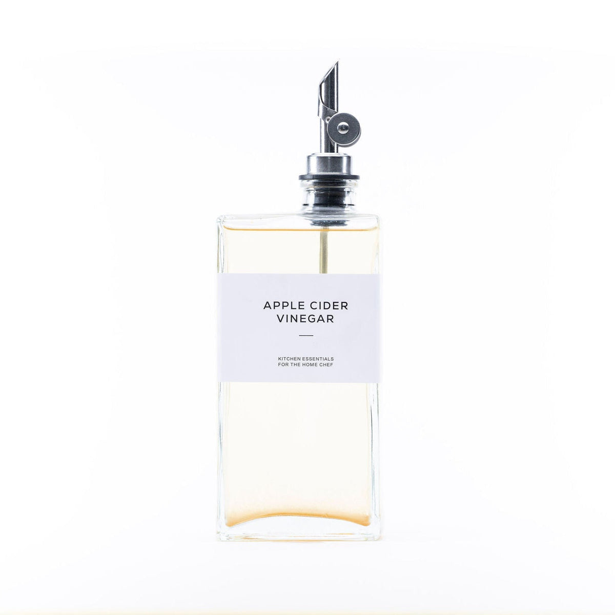 Glass Oil & Vinegar Book Bottle – 500ml Dispenser for kitchen counter storage, perfect for easy pouring and organisation.