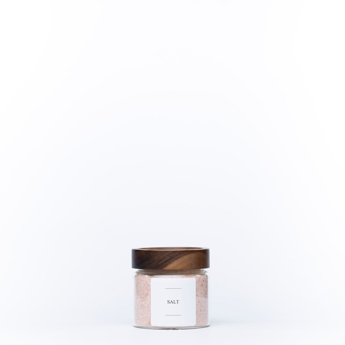 600ml Acacia Screw-On Glass Pantry Jar ideal for pantry organisation, featuring a screw-on lid for secure kitchen storage.