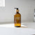 Brown Glass Pump Bottle – 500 ml Refillable Dispenser