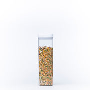 Elegant White Airtight Container – 1600ML ideal for pantry organisation, storing dried goods efficiently.
