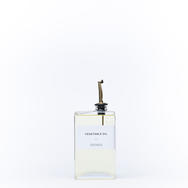Glass Oil & Vinegar Book Bottle – 350ml Dispenser for kitchen organisation, ideal for storing oils and enhancing pantry aesthetics.