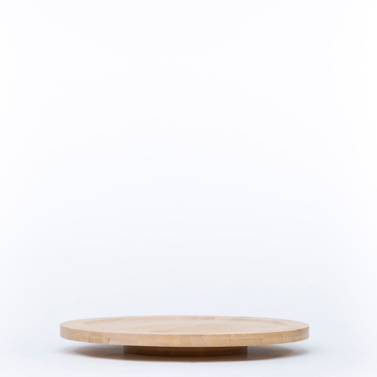 Bamboo Rotating Storage Turntable – Lazy Susan for efficient kitchen organisation, ideal for pantry or under sink storage.