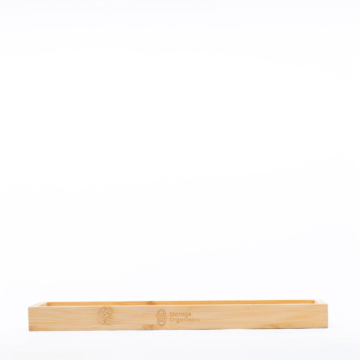 Bamboo Rectangle Tray for efficient kitchen organisation, ideal for use as a drawer organiser or pantry storage solution.