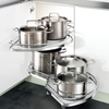 Swivel Corner Cabinet Shelf – Corner Storage Unit (800–900mm)
