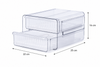 Two-Level Egg Organiser Drawer – Secure & Efficient Fridge Storage