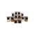 Square Bamboo Glass Pantry Storage Containers – 12 Pack | Pr - Premium storage and organisation solution