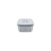 "White twist canister set, 16-pack for organised and sleek pantry storage