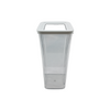 White Airtight Container with Side Clips and Transparent Lid – 1900ML