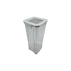 White Airtight Container with Side Clips and Transparent Lid – 1900ML