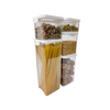White Airtight Container with Side Clips and Transparent Lid