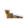 White Airtight Container with Side Clips and Transparent Lid