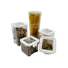 White Airtight Container with Side Clips and Transparent Lid