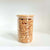 Alt Tag: 1250ml round glass storage jar with bamboo lid for pantry or kitchen use