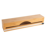 Bamboo Food Wrap Dispenser – Single Roll for efficient kitchen organisation, perfect for storage organisers in drawers or pantries.