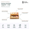 Bamboo Stackable Organiser – Large