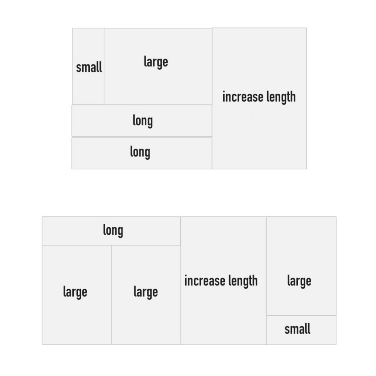 Clear Drawer Organisers – 5 Modular Sizes Available. Perfect for drawer organisers in kitchen storage or pantry organisation.