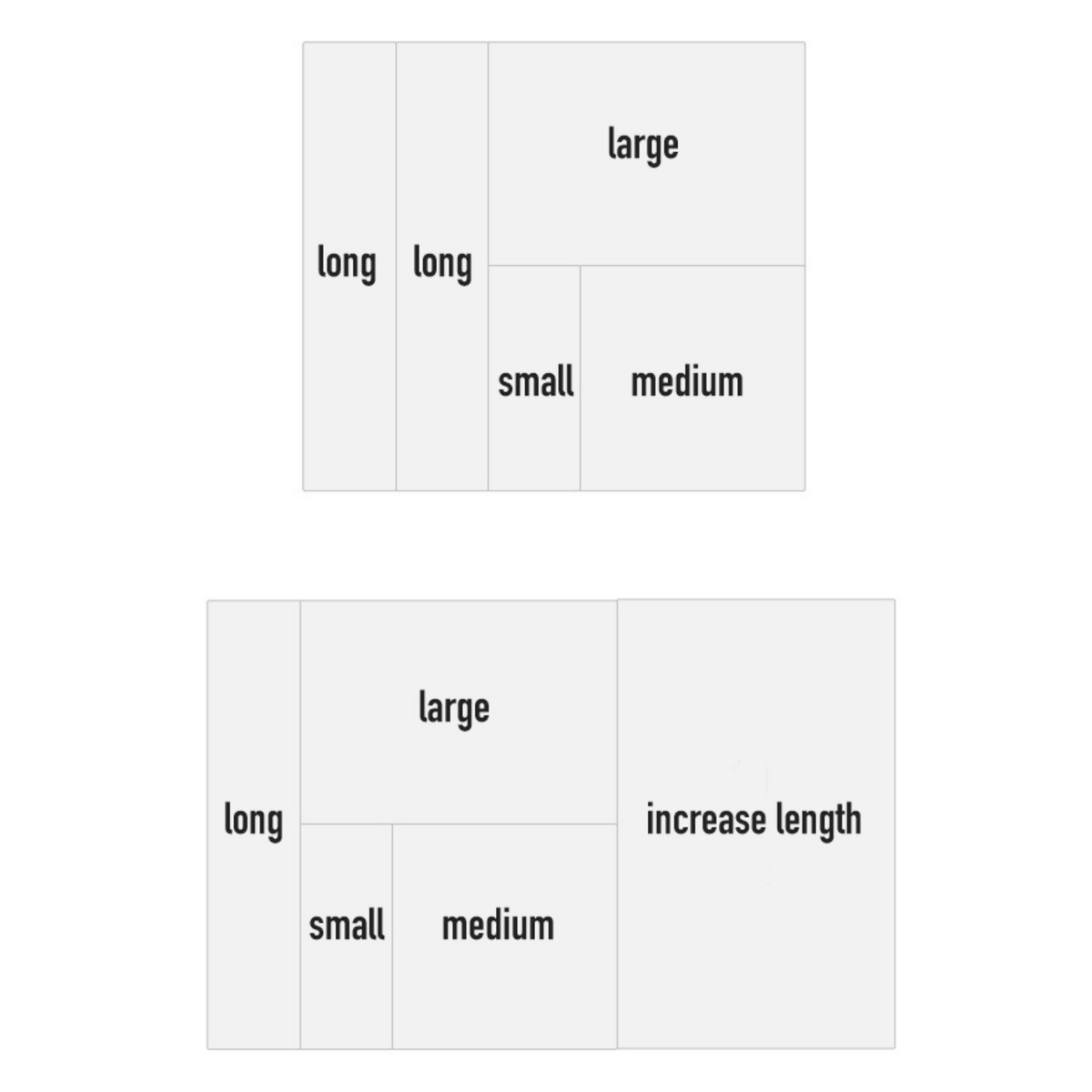 Clear Drawer Organisers – 5 Modular Sizes Available, ideal for kitchen and pantry storage; use as drawer organisers for neat spaces.