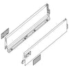 Diagram of a 35L pull-out bin frame for 400mm kitchen cabinet, space-saving storage organizer.