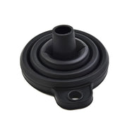 Black Foldable Silicone Funnel for Jars & Liquids, perfect for kitchen and pantry organisation, fits neatly in storage organisers.